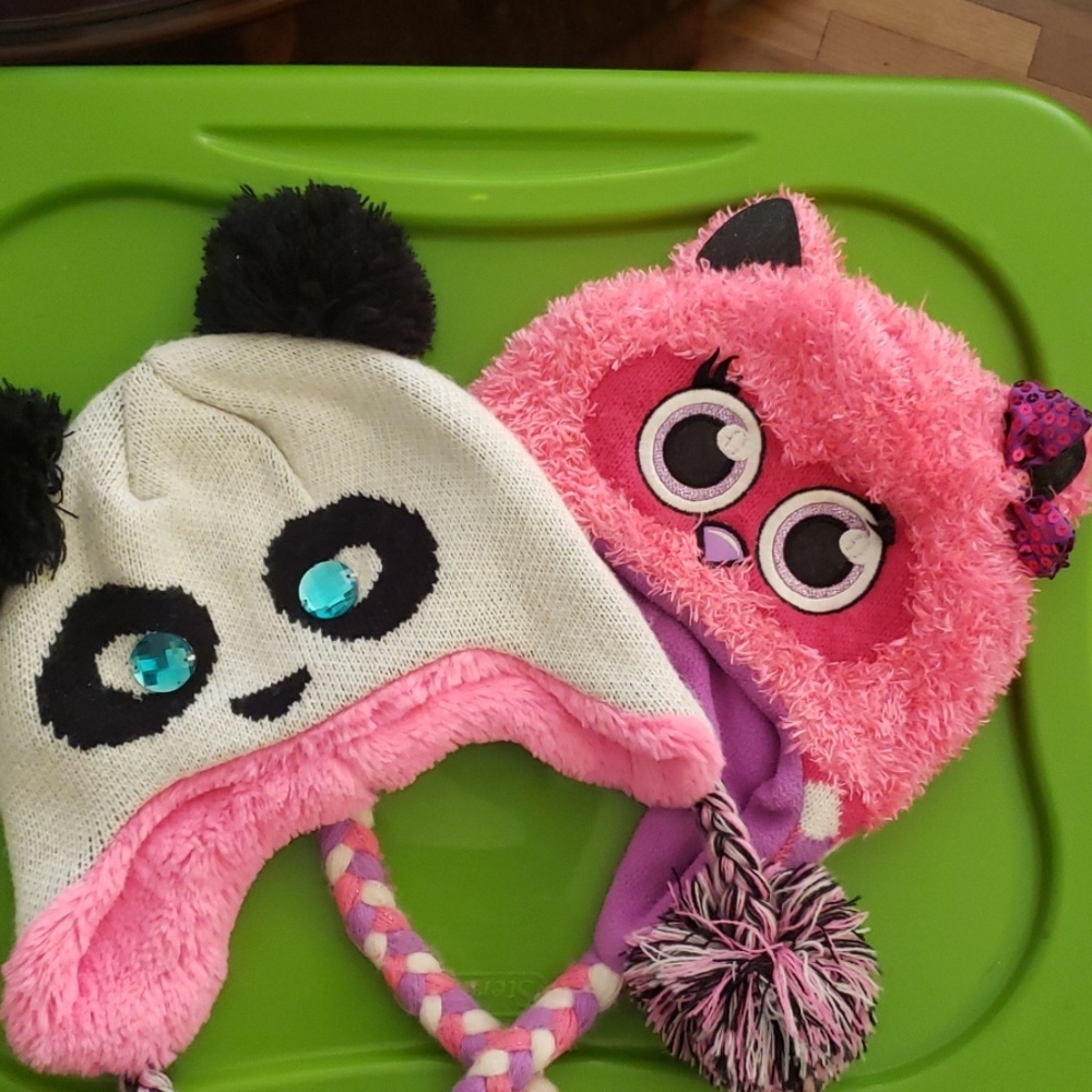 Winter Hats from Justice - Panda & Owl